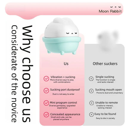 2026 Vibrating egg massager Cute Rabbit Pussy Clit Sucking Vibrator G-spot clitoral stimulator USB Rechargeable Adult Sex Toy