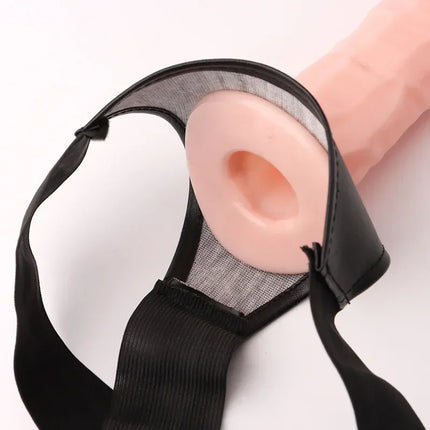 Hollow Penis Lengthen Sleeve Strapon Dildo Pants Harness Belt Men Strap On Dildo Panties Wearable for Man Sex Toys For Woman Gay