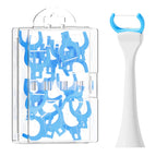 20 White Floss Heads
