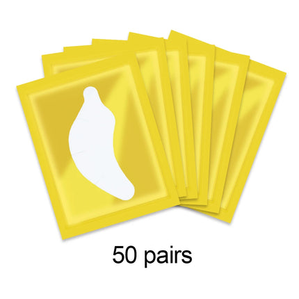 50 Pairs Eyelash Extension Patch Hydrogel Patches Gel Pad Makeup Lash Lift Tools Under Eye Patch Pads for Eyelash Extension