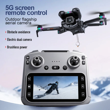 K900 MAX 8K Professional Drone with Dual Camera WiFi FPV Aerial Photography 360° Obstacle Avoidance Quadcopter airdrop Drone Toy