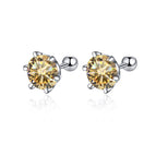 champagne / 0.8ct and 0.8ct