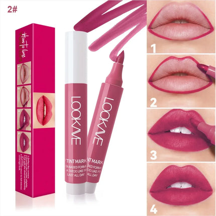 Matte Liquid Lip Liner Marker Pen Dyeing Lip Gloss Waterproof Long Lasting Lipstick Pencil Sexy Lips Contour Makeup Cosmetics