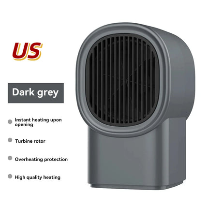 Household Heater EU/US Portable Energy-saving Desktop Heater High-power Office Dormitory Study Electric Heater Fast Heating 2026