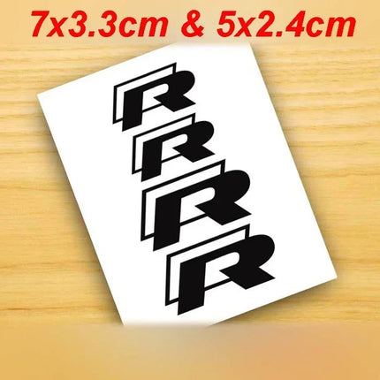 4Pcs for Volkswagen VW R Line GOLF 3 Polo Jetta Passat GTI Bora Car Brake Caliper Graphic Stickers Racing Tuning Hi-Temp Decals
