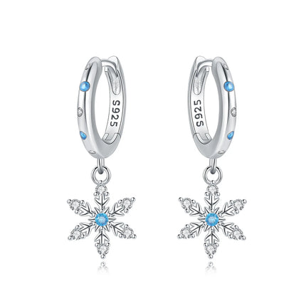 925 Sterling Silver Inlaid Zircon Butterfly Earrings Insect Element Original Design Women's Fashion Party Jewelry Gift Ear Loops