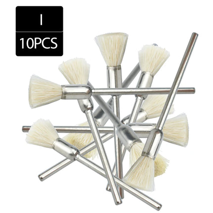 2.35MmX10Pcs Dental Polishing Wheel Wool Cotton Polishing Brushes Polishers for Rotary Tools Jewelry Buffing Polishing Wheel
