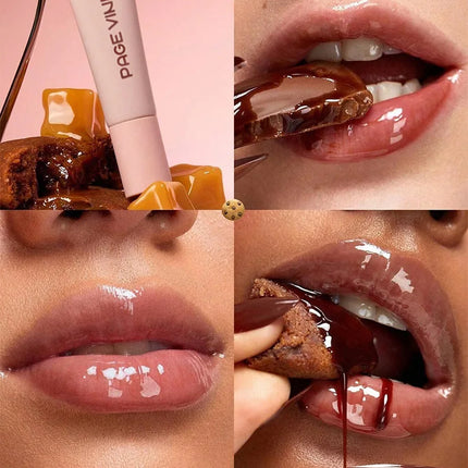Water Gloss Moisturizing Clear Lip Gloss Mirror Jelly Plumping Lips Transparent Lip Tint Makeup Wholesale Women's Cosmetics