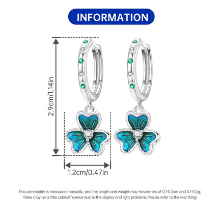 Hot Sale Original 925 Sterling Silver Zircon Pink Paw Print Earrings Heart Flower Leaf Design Women Party Jewelry Gift Ear Loops