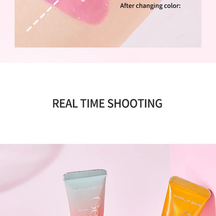 Gege Bear Moisturizing Color-changing Lip Balm with natural ingredients for soft, smooth lips all summer long