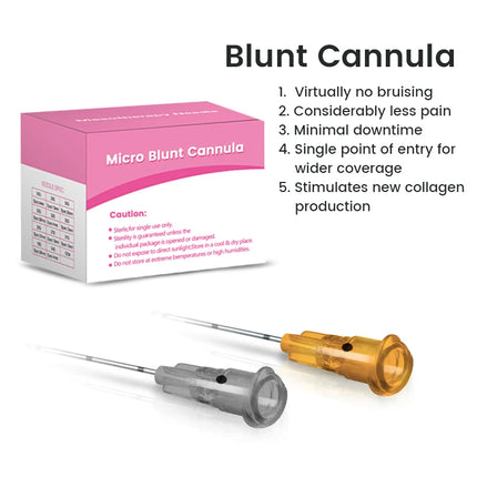 Korea Fine Micro filler injection Blunt Needle Canula 27G 38MM 50MM Injection Disposable Blunt Tip Cannula Needle