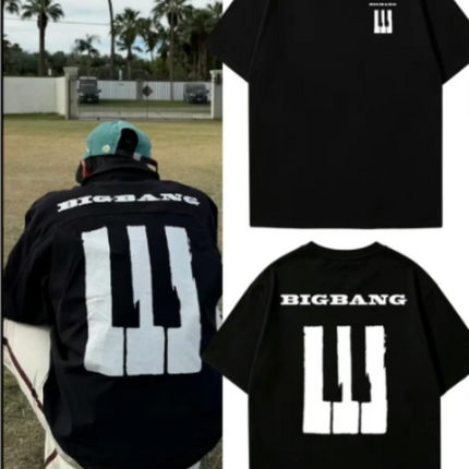 Summer Men's Women's Bigbang 20th Anniversary Concert T-Shirt G-Dragon fans Short Sleeve  Casual T-shirt Tops