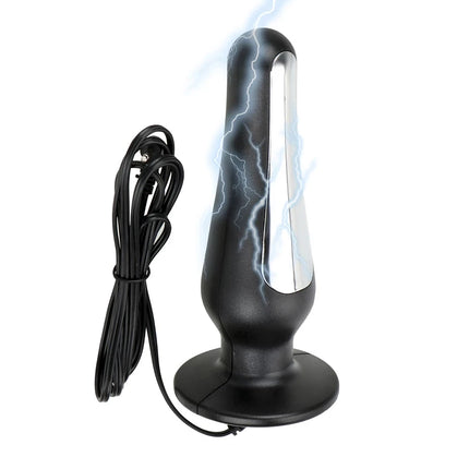 BDSM Electric Shock Pulse Metal Anal Butt Plug E-stim Massager Electro Prostate Vagina Stimulator Anus Dilator Adult Sex Toys