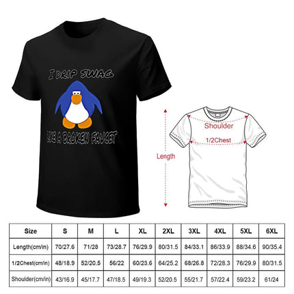 Club Penguin Swag T-Shirt graphic shirts custom shirt anime figures men's t-shirt tee shirts for men