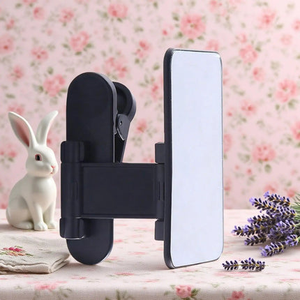 Smartphone Camera Mirror Reflection Clip Kit Phone Camera Mirror Clip Portable Selfie Photography Attachment with Adjustable