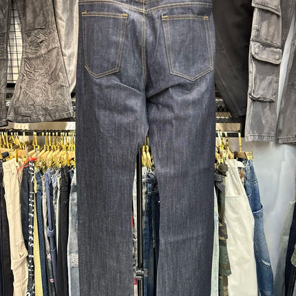 MIJKO BootCut Original Jeans Wide Leg Trousers Straight Button Design ZJ124