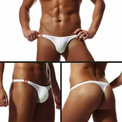 Men's Thongs G String Sexy Gay Sissy Underwear Briefs Man Jockstrap T Back Underpants Penis Pouch Breathable Panties