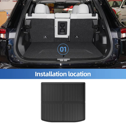for Mitsubishi Outlander 2023-2024 Car Floor Mats Car Accessories Cargo Liner Trunk Mat Protection Pad Only Fit Right-Hand Drive