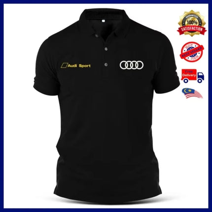 Audi Sport RS S Line Racing Polo Shirt Audi Clothing Casual Fashion Street Daily Dressing