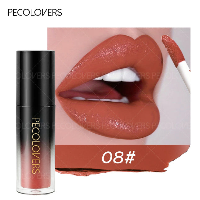 Waterproof Lipstick Lip Gloss Makeup Non-stick Cup Lip Tint Matte Long Lasting Nude Liquid Lip Stick