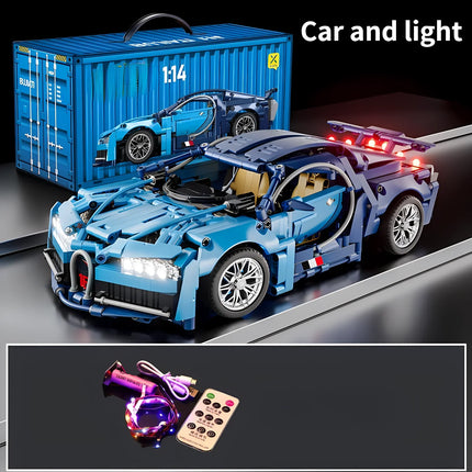 1:14 Building Blocks Roadster RC Toy Car Building Blocks Toy Birthday Gift MOC Roadster Model 1310Pcs
