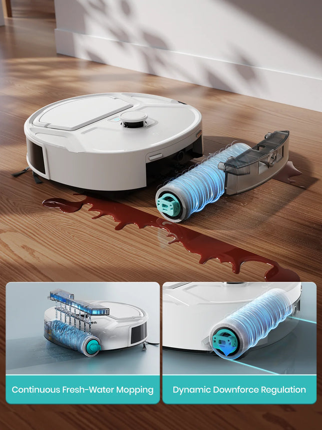 Lefant M265 2-in-1 Small Robot Vacuum Cleaner and Mop For Pet Hair Carpets Hard Floors
