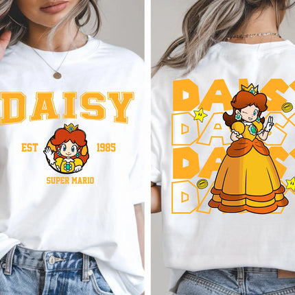 Super Mario Yoshi T-shirt Men and Women Summer Cotton Clothing Cartoon High Quality Round Neck Short Sleeved Tee Streetwear