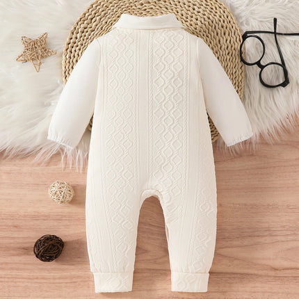 Infant Boys' Casual Polo Collar Romper