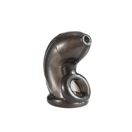 18+ Adults Cock Cages Penis Sleeve Male Soft Penis Ring Reusable Condom Penis Extension Chastity Device Sex Toy for Men Sex Shop