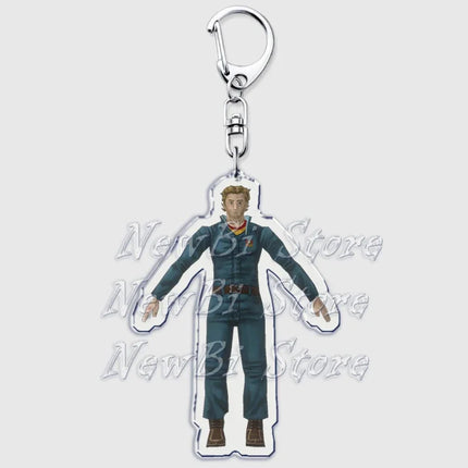 Hot Horror Game Mouthwashing Keychains for Accessories Bag Jimmy Curly Anya Daisuke Sallyface Swansea Keyring Jewelry Fans Gifts