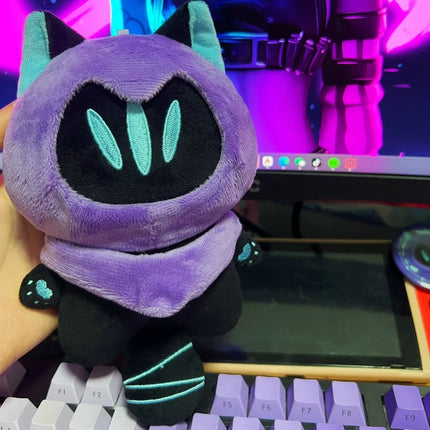 Game Valorant Omen Plush Toy Cute Omen Stuffed Doll Soft Anime Figure Plushies Birthday Gift Collectible Home Decor