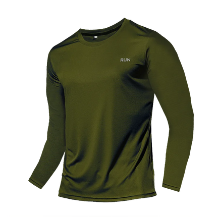 Quick Dry Breathable T-Shirt Sports Tops Training Clothes Long Sleeve T-Shirt Men's Autumn Running Gym Accessories Men Fitness