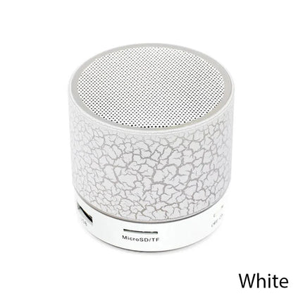 Bluetooth Mini Speaker Wireless Sound Box Colorful LED TF Card USB Subwoofer Portable MP3 Music Player For PC Phone