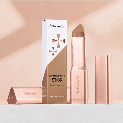 2 IN 1 Cream Bronzer And Contour Stick Waterproof Highly Pigmented Instant Depth & Dimension Contouring Face Makeup Cosmetics