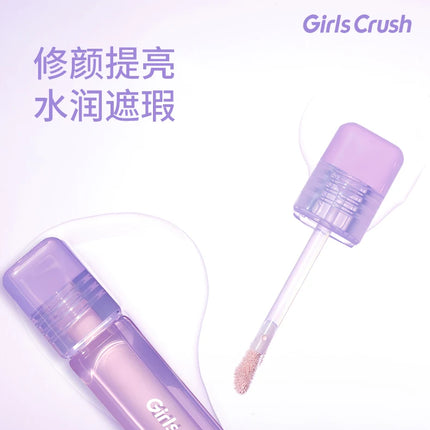 Girlscrush Liquid Concealer  Moisturizing Brightening Conceal Pore Watery Velvet Longlasting Cover Red Streaks Face