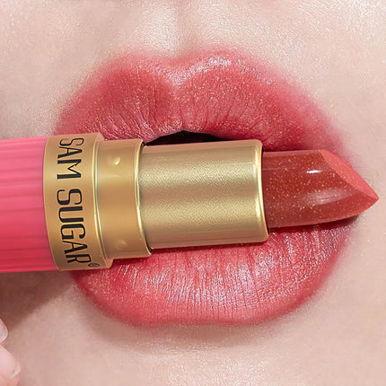 SAM SUGAR 6 colors chocolate bar lipstick makeup pearl matte matte not easy to fall out matte waterproof lipstick