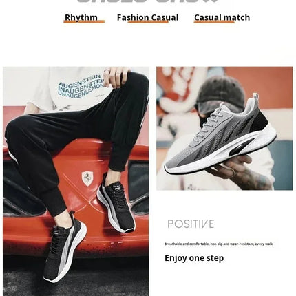 /A Pair Of Unisex Casual Sneakers Stylish And Light Suitable For Running And Hiking Exercise Healthy Living