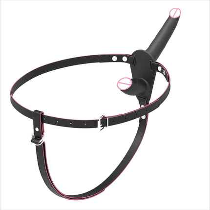 Strap On Wearable Double Penetration Cock G-Spot Dildo Panties for Lesbian Anus Vagina Massager Couples Sex Toys Adult Products