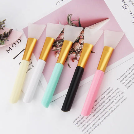 1-3PCS Color Silicone Mask Brush Flexible Facial Mud Applicator Body Lotion Cream Blending Cosmetics DIY Makeup Beauty Tools