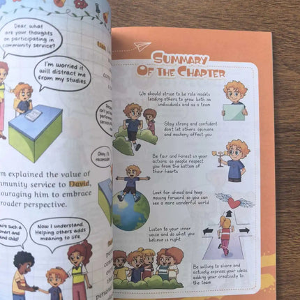 🔥Leadership Ship Enlightenment Kids Comic Book - Funny English Storybook for Early Education & Leadership Skills Development