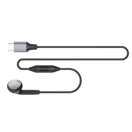 DXAB In Ear Headphone Single Side Earbud With Integrated Microphone Cable, Compatible for Most Device HandsFree Communication