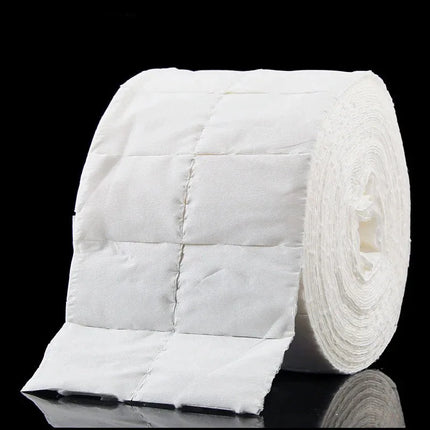 300Pcs Nail Wipe Cotton Pads Nail Manicure Soak Nail Art Cleaning Manicure Tool Polish Remover Cleaner Paper Small Roll