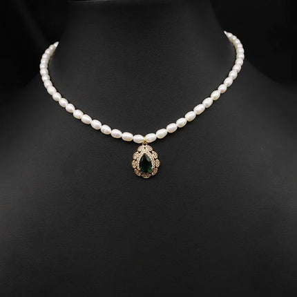 Natural FreshWater Pearl Pendant Necklace Woman 2025 Trend 18K Gold Plated  High Quality Designer Jewelry Gifts For Girlfriend