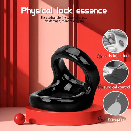 Semen Lock Ring Sex Toy Couples Pleasure Delay Ejaculation Reusable Easy To Clean Cock Penis Ring Adult Supplies for Men