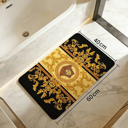 Fashion And Luxury V-Versace Entrance Door Mat Nordic Style Home Doormat Bathroom-Toilet Mats Bedroom Hotel Decor Mat