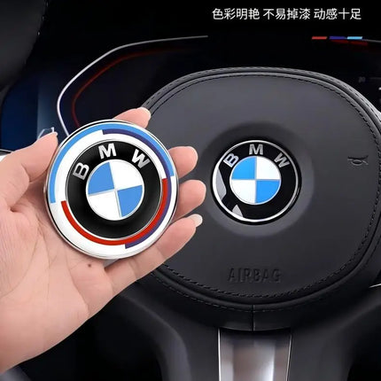 Car Steering Wheel Decoration Badge 45mm Sticker Accessories For BMW F25 F26 F16 F15 F34 F07 F40 F10 F45 F46 G20 G22 G23 G12 F13