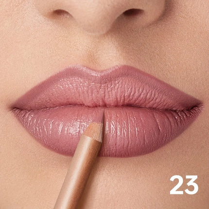 Matte Nude Lip Liner Pigmentation Long-Lasting Waterproof /Pencil Formula, Lip Pencil for Precise Lip Line, Lip Glossy Effect