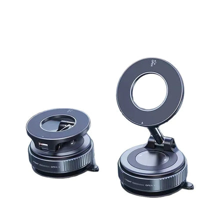 Strong Magnetic Phone Holder Foldable Design 360° Adjustable Vacuum Car Mount For Cell Phone For iphone Live Streaming