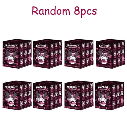 Sanrio Kuromi Sparkling Idol Series Blind Box Cute Anime Figure Mystery Box Kuromi Doll Collect Desktop Decor Surprise Gift Toys