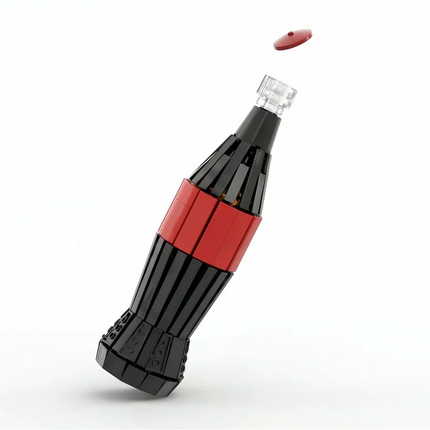 513pcs MOC Coca Cola Glass Bottle Model Building Blocks Toys Diy Creative Construction Home Decor Ornaments Brick Gifts